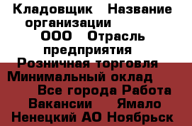 Кладовщик › Название организации ­ O’stin, ООО › Отрасль предприятия ­ Розничная торговля › Минимальный оклад ­ 17 200 - Все города Работа » Вакансии   . Ямало-Ненецкий АО,Ноябрьск г.